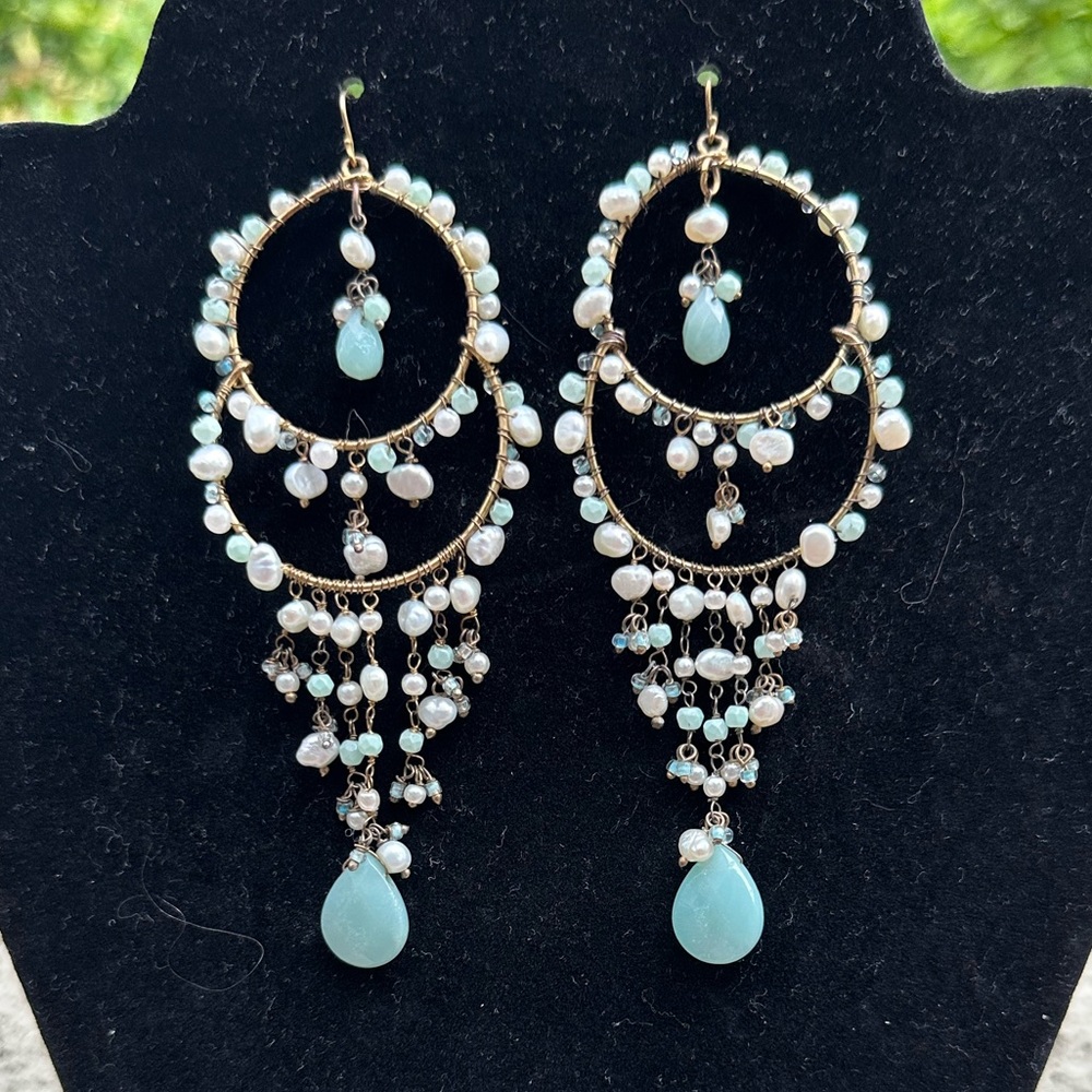 BR Statement Chandelier Earrings